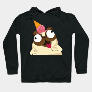 Ice Cream Pug Hoodie